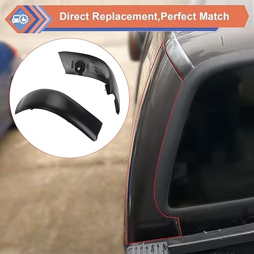 Black Roof Molding - 2 Pcs Left & Right Side Trim Molding - Upgraded gallery
