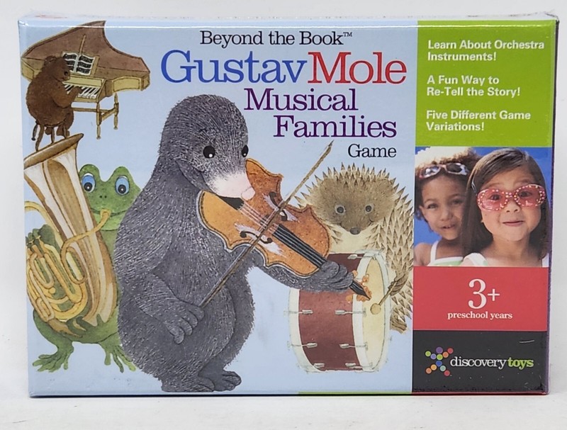 Discovery Toys Gustav Mole Musical Families Game Orchestra Instrument Kids Game