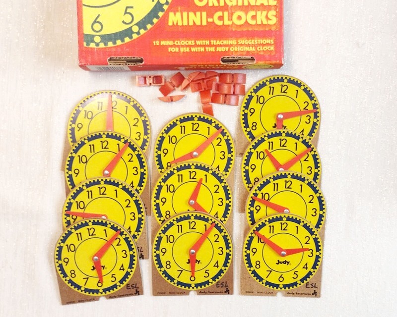 Toy Clocks – Judy Instructo – Educational – 11 Learning Tools, Toy