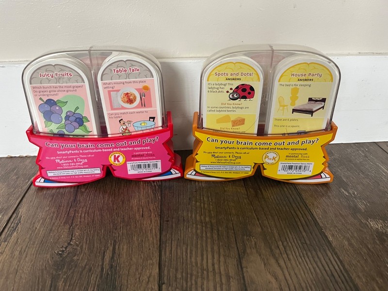 Melissa and Doug Smarty Pants Preschool and Kindergarten Brain Building Cards gallery
