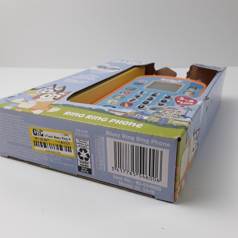 VTech 80-554600 Multicolor Voice Activated Bluey Ring Ring Phone Interactive Toy gallery
