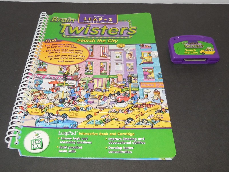 Leap Frog LeapPad Brain Twisters Search the City Level 3 Book Cartridge