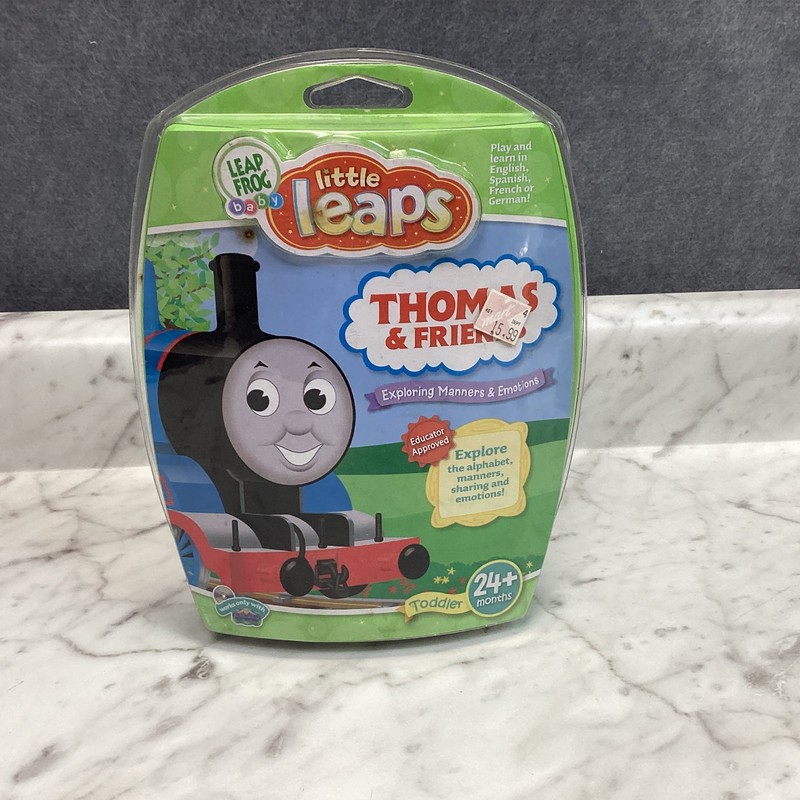 NEW Leap Frog Baby Little Leaps Thomas & Friends DVD & Learning Activities Book