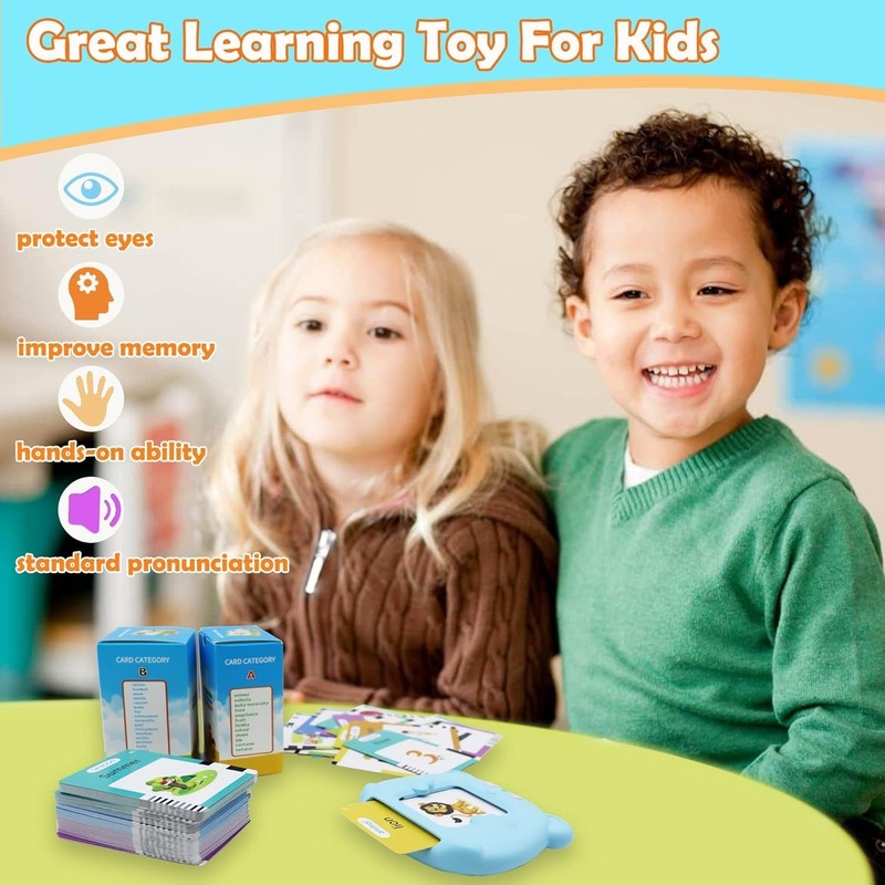 Cognitive-Boosting Bilingual Talking Flash Cards - Ideal Gift for Young Learners gallery