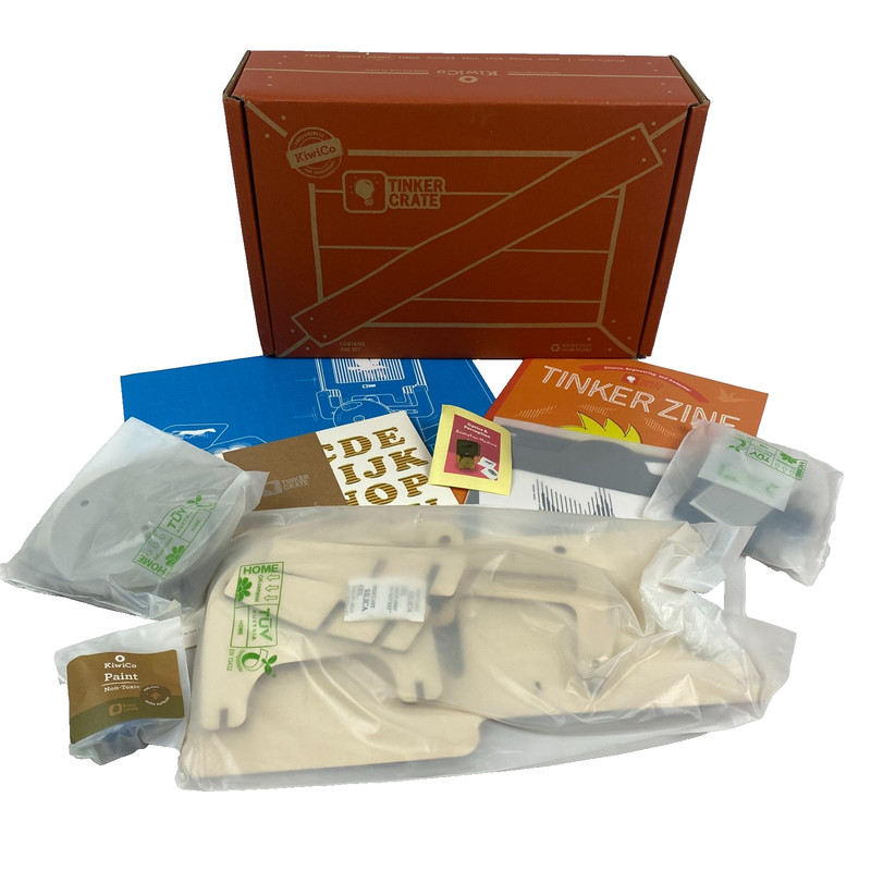 Kiwi Co Tinker Crate Animation Machine Make Your Own Stem Kit Ages 9+ Open Box