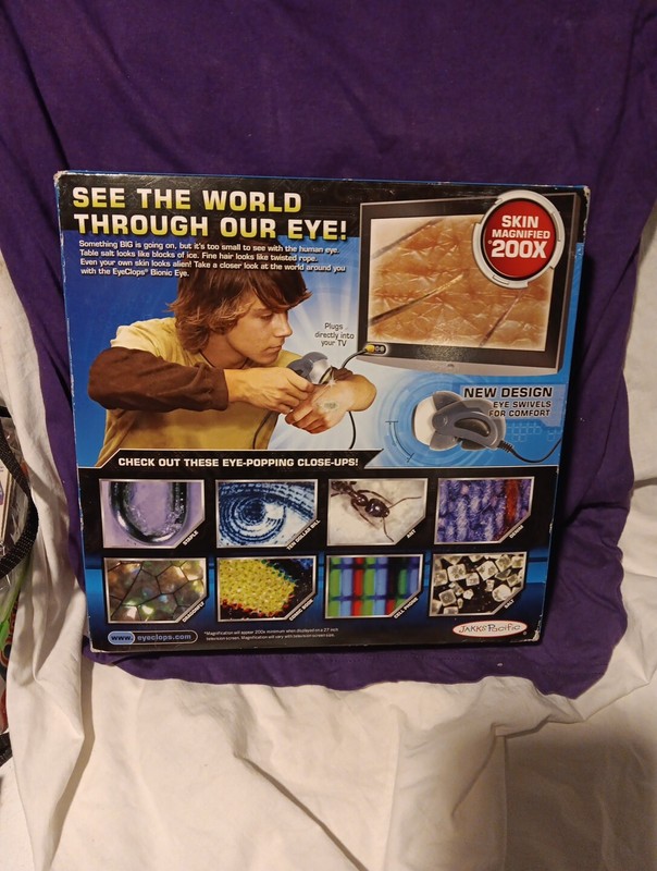 Jakks Pacific Bionic Eye Eye Clops Series Plug-In TV Microscope 2009 NEW SEALED gallery