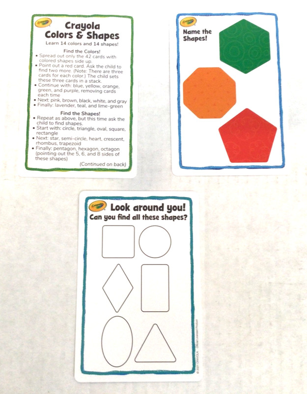 Crayola Flash Cards Colors & Shapes 48ct Learning Educational Kids Ages 3+ gallery