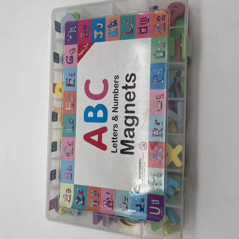 165 Pc Magnetic Lowercase Alphabet Letters Foam ABC Set Storage Case