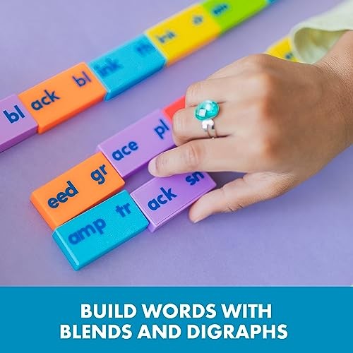 Educational Insights Phonics Dominoes: Blends & Digraphs Learning Game for Kids gallery