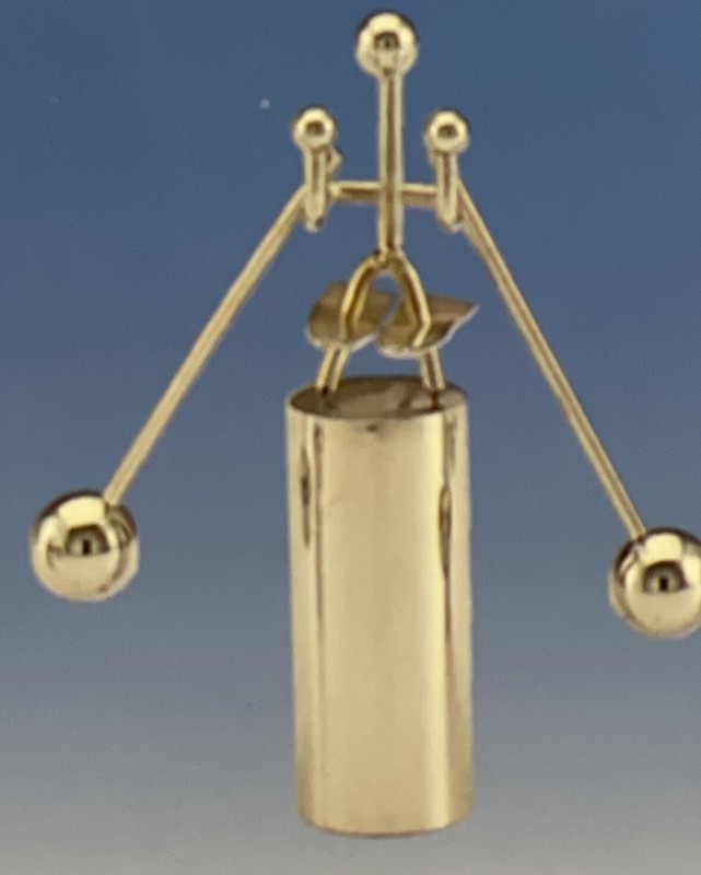 Metal Bedroom Desktop Decorations DIY Kinetic Motion Balance Toy Ski