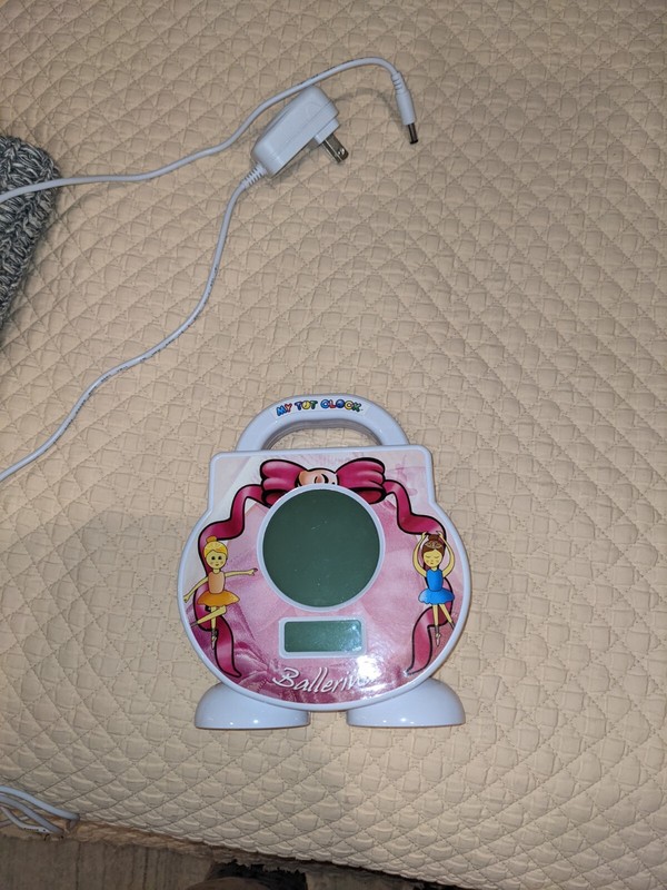 My Tot Clock Toddler All-in-one sleep aid, alarm, nightlight with 2 faces