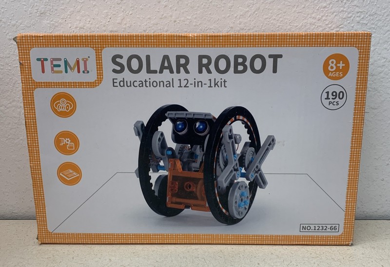 NEW Solar Robot STEM Kit for Kids Science & Robotics Building Toy Homeschool Fun