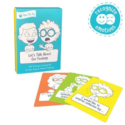 Let’s Talk: Conversation Starters for Kids to Discuss Feelings Wide Cards NEW