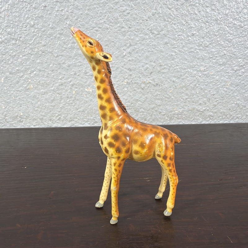 Vintage AAA Giraffe Toy Multicolor Educational Animals Figure Figurine