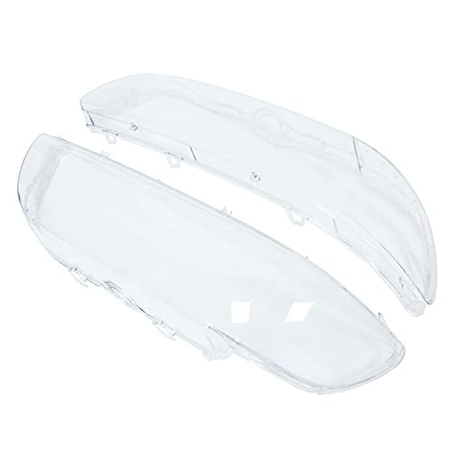 NewYall Pair of Left and Right Clear Headlight Lens Cover Shell for BMW E39