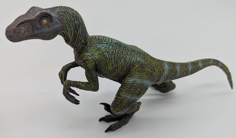 Rubber Soft Plastic Velociraptor Dinosaur Toy Made In China