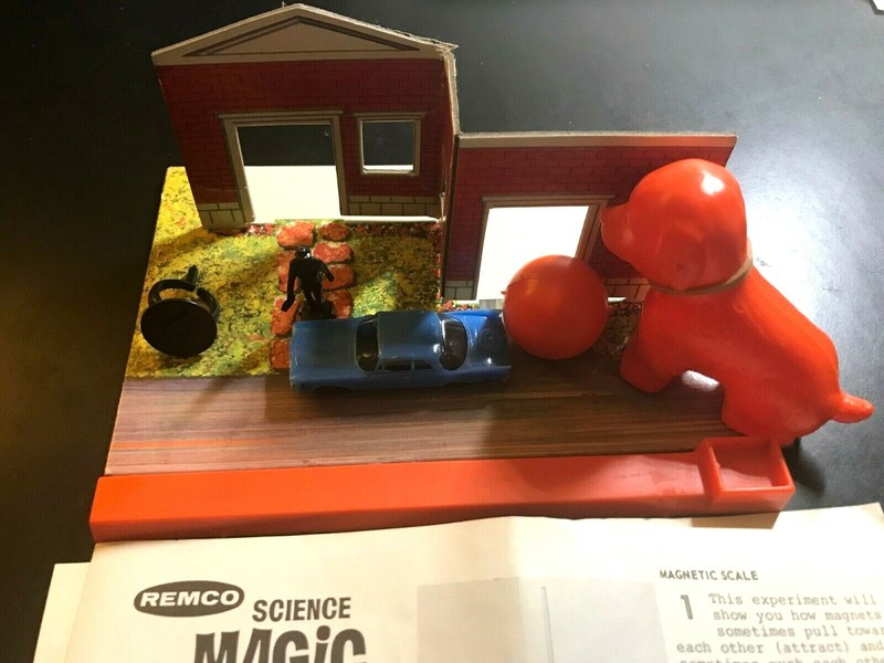 Vintage 1967 Remco Science Magic Magnetism Kit #5157 Not Complete