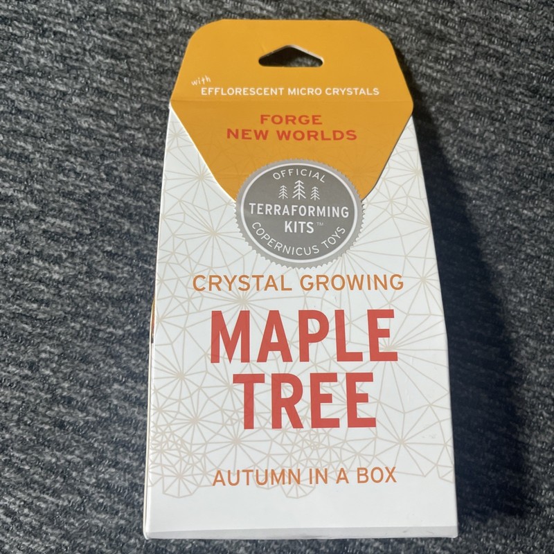 Crystal Growing Maple Tree | Official Terraformer kit | Grows in Hours | (A9)