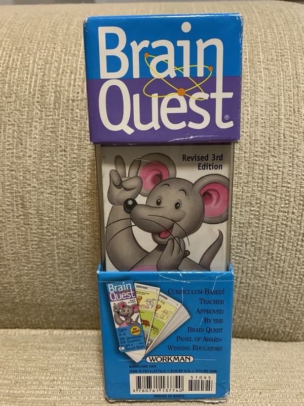 BRAIN QUEST It’s Ok To Be Smart Ages 3-4 300 Questions & Answers Workman