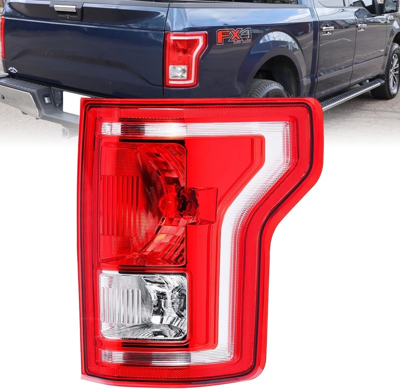 15-17 Ford F150 Tail Light Right Passenger Side Red Housing Rear Brake Turn