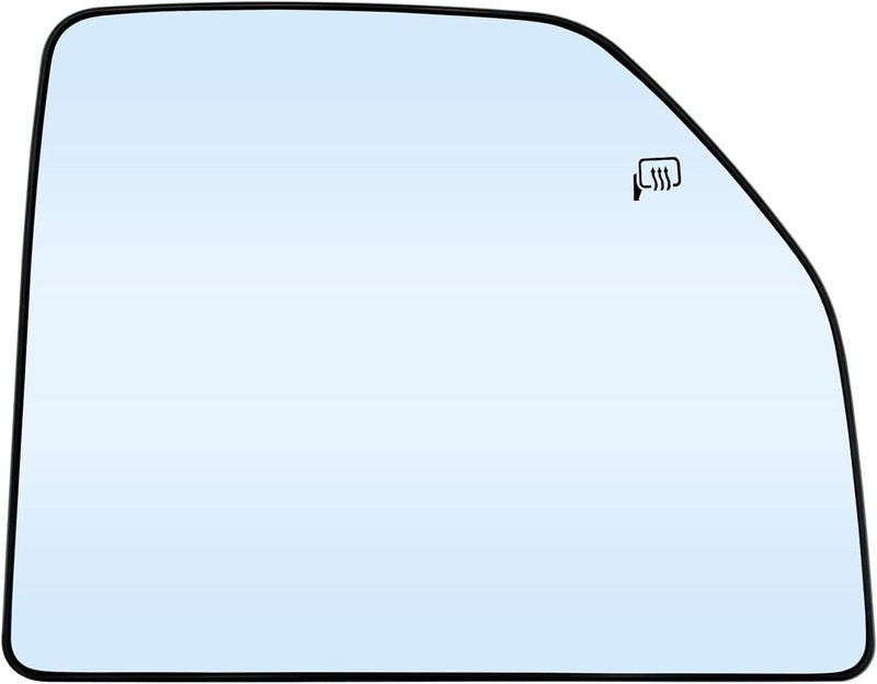 Power Heated Upper Mirror Glass, Compatible with 2015-2022 Ford F150 Truck F250