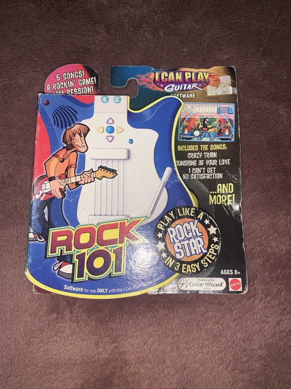 I Can Play Guitar Software Game Rock 101 Cartridge NEVER OPENED