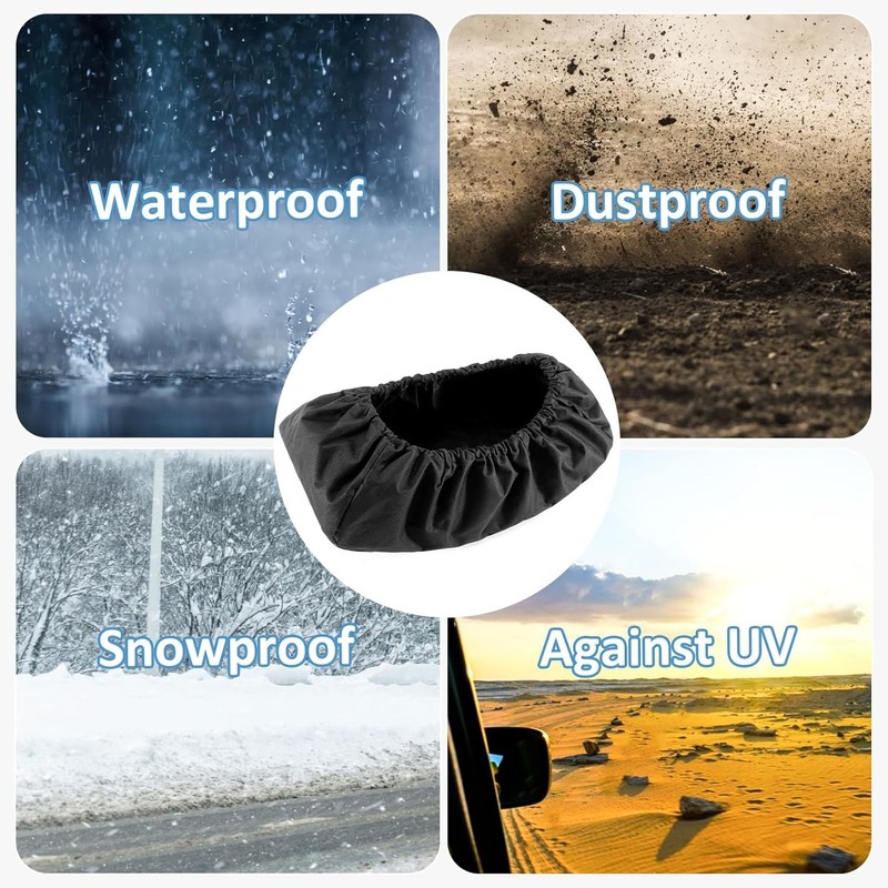 Winch Cover - Heavy Duty Winch Cover Waterproof Dust-Proof Trailer Winch Cover gallery