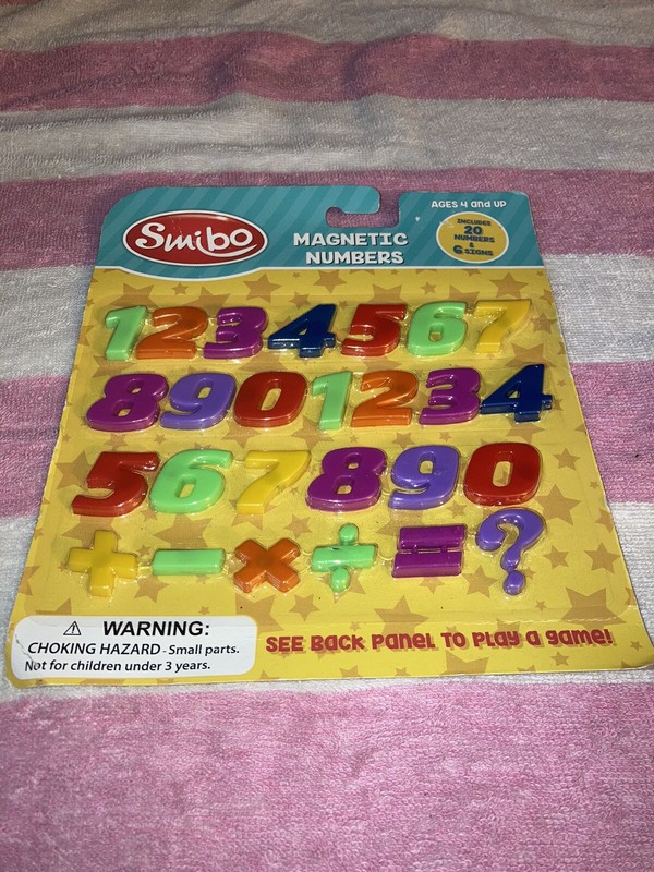 1 Set ~Educational Magnetic Numbers & Math Symbols Learning Toy Fridge Set Anker