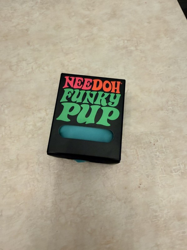 100% Authentic Needoh Funky Pup Dog Toy NIB Made By Schylling. TEAL gallery