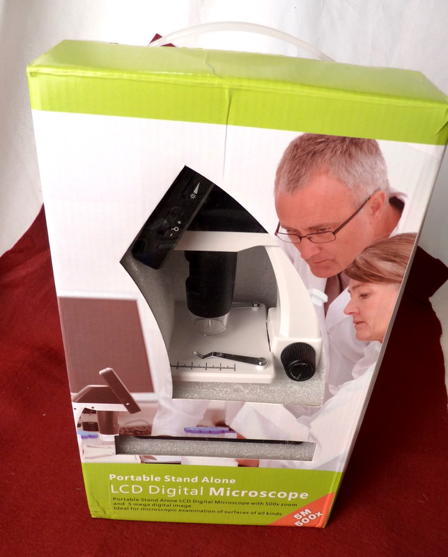 Digital Microscope 500x Zoom 5 Mega Cassini Portable Stand Alone LCD NEW