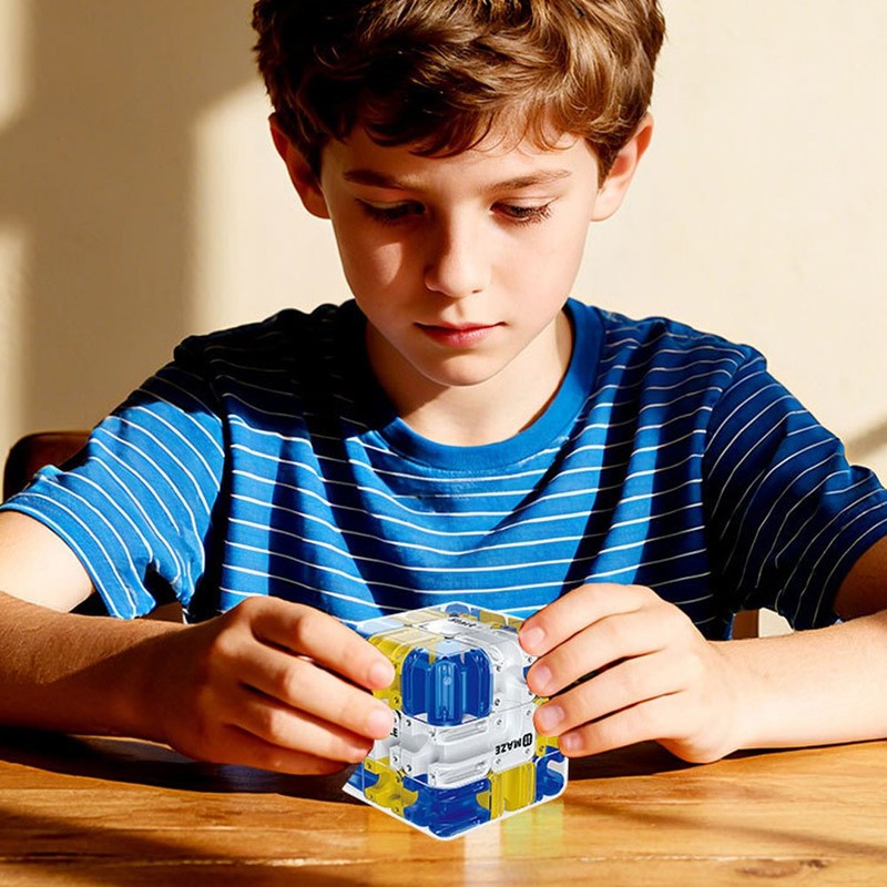 Large 3D Labyrinth Puzzle Maze Cube - Engaging Brain Teaser Toy KU gallery