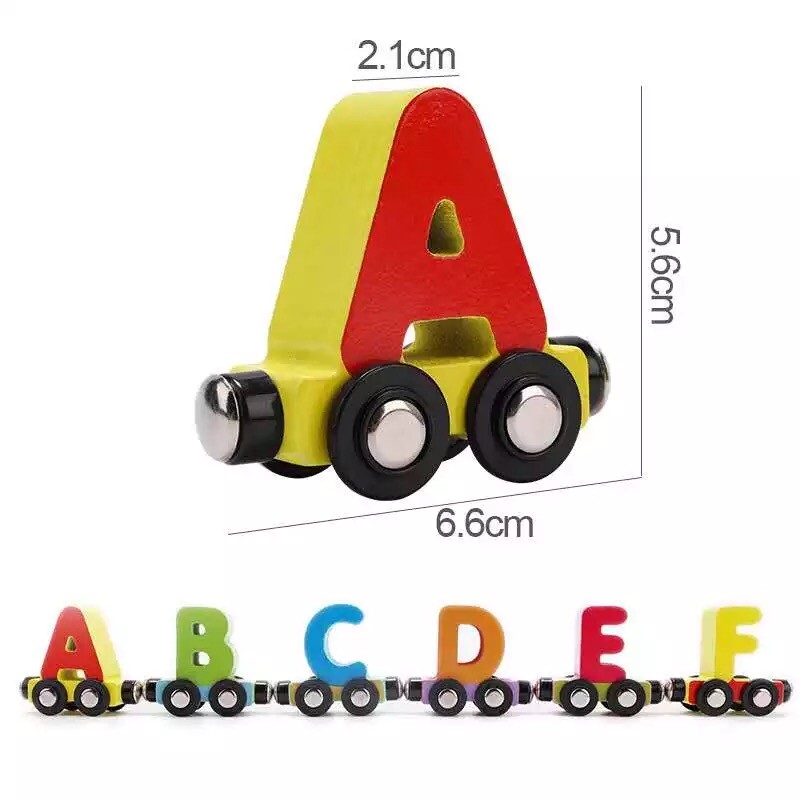 Alphabet magnetic Train Toy Early Cognition Children Gifts Educational gallery