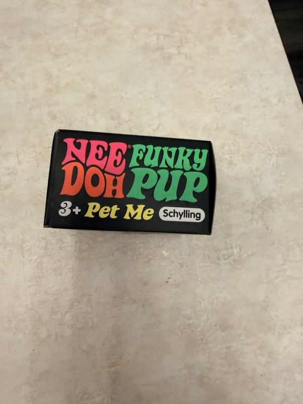 100% Authentic Needoh Funky Pup Dog Toy NIB Made By Schylling. TEAL gallery
