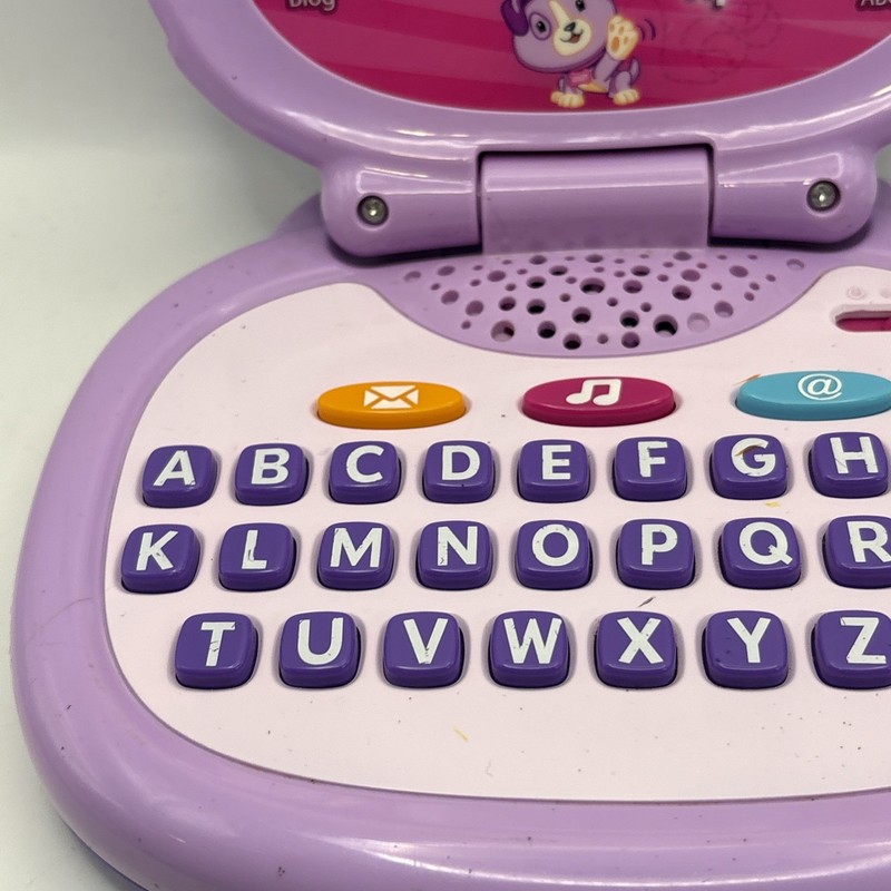 2010 LeapFrog My Own Leaptop Purple Electronic Learning Toy EDUCATIONAL TESTED gallery
