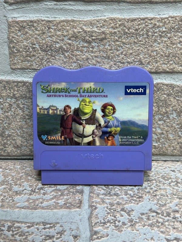 VTech V.Smile Shrek the Third Arthurs School Day Adventure Game Cartridge