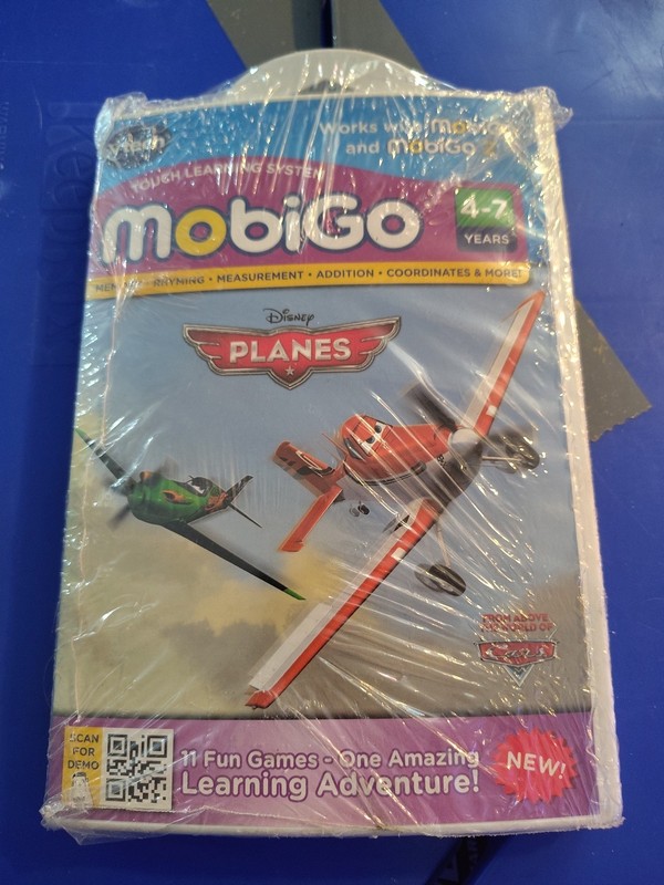 VTECH MOBIGO TOUCH LEARNING SYSTEM GAME DISNEY PLANES AGE 4-7