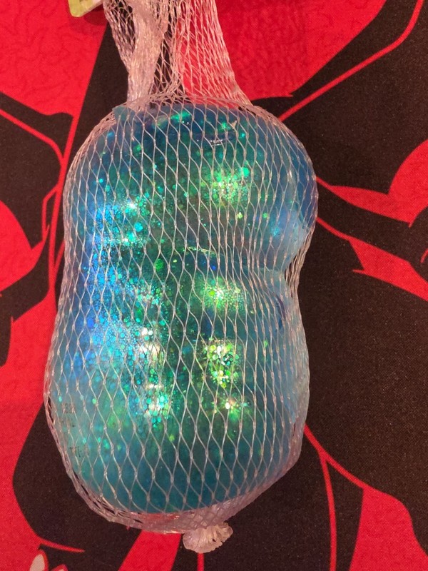 GLITTER Blue/Teal Orb Curiosities Sparklee Capybara GEL Squishy Sensory Toy gallery