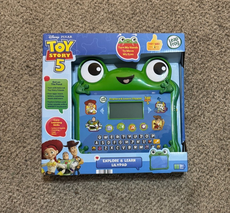 2026 Disney Toy Story 5 EXPLORE & LEARN LILYPAD Interactive Tablet Leapfrog NEW!