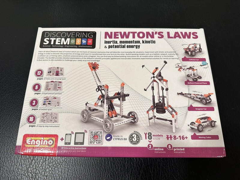 Engino Discovering STEM Newton’s Laws Inertia Momentum Kinetic Potential Energy