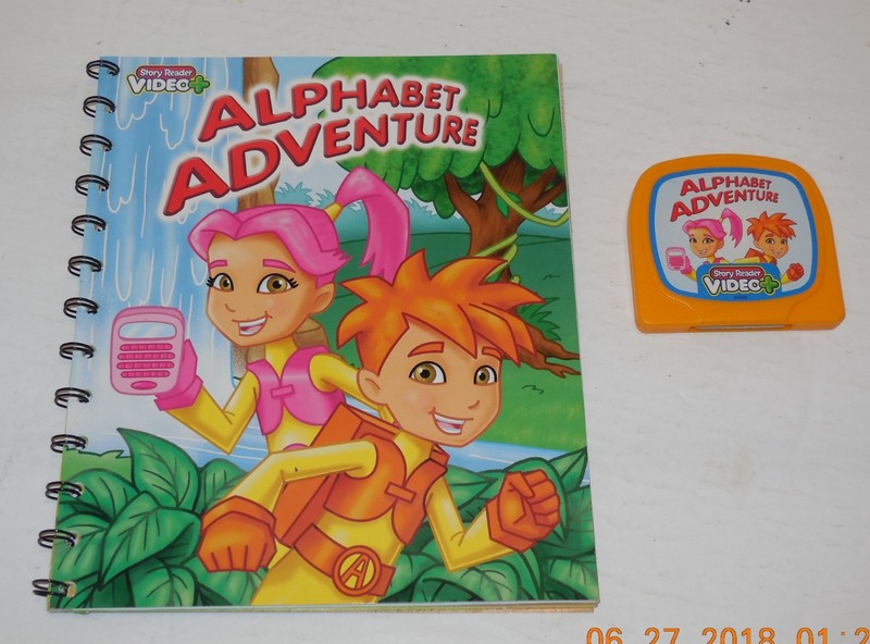 Electronic Story Reader Video Plus Alphabet Adventure Book and Game