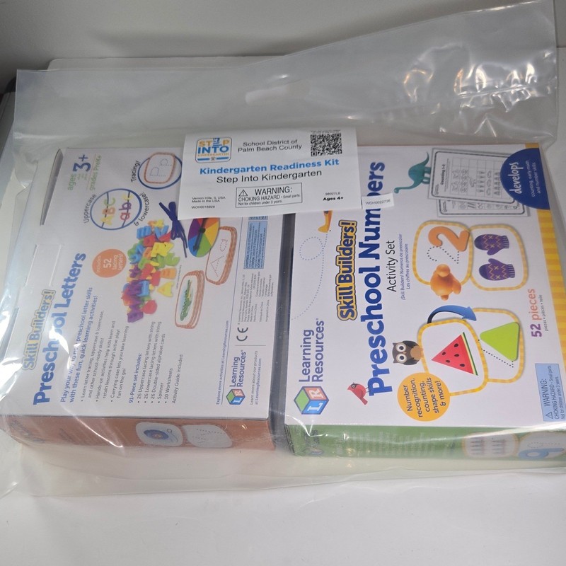 2 of Learning Resources preschool letters and preschool numbers