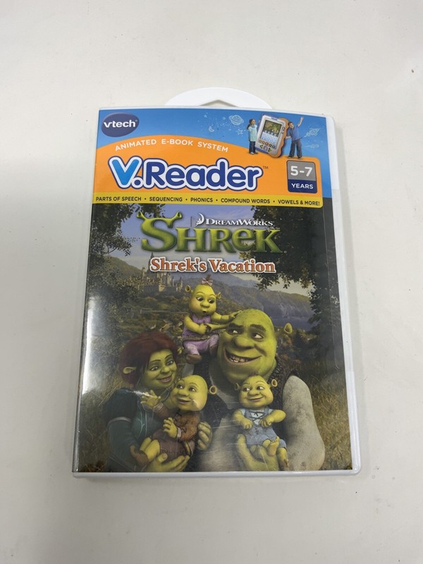 DreamWorks VTech V. Reader Shrek’s Vacation Animated -Book Ages 5-7 New Sealed