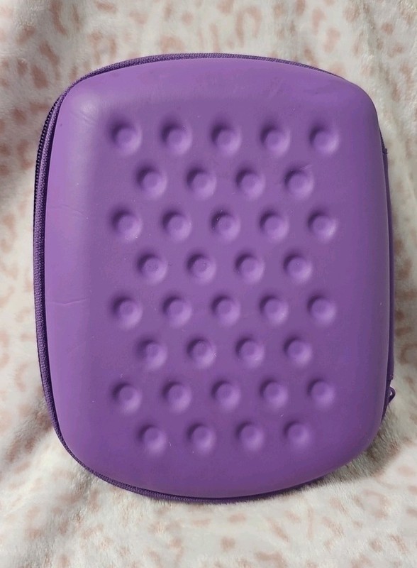 LeapPad Carrying Case – Polka Dot Purple – Pre Owned