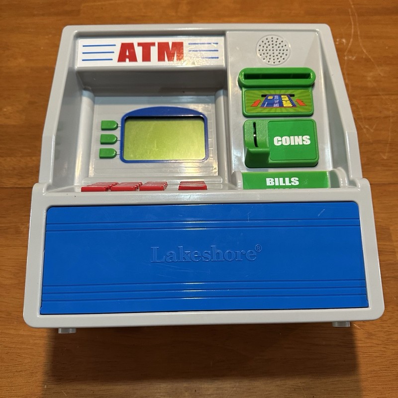 Lakeshore ATM Piggy Bank – For Parts Only, Not Working