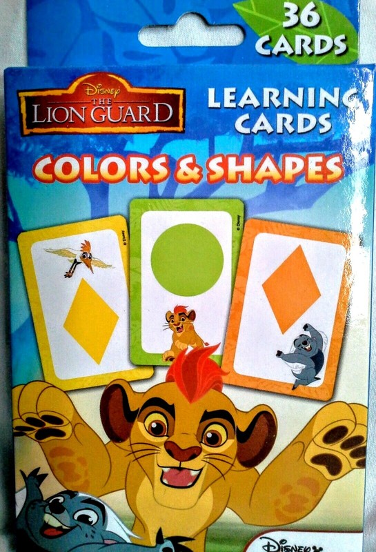 Disney Colors & Shapes or Multiplication Flash Cards – CHOICE of 2 NEW!