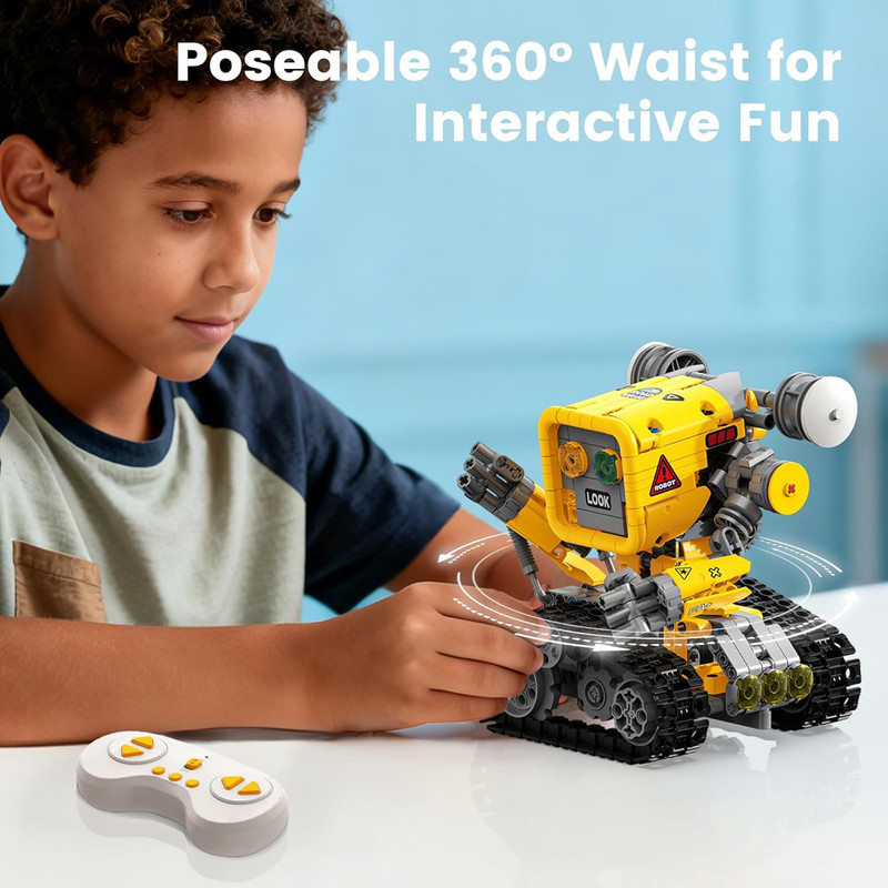 5 in 1 STEM RC Robotics Kit, APP & Remote Control Robot Building Kit, DIY Scienc gallery