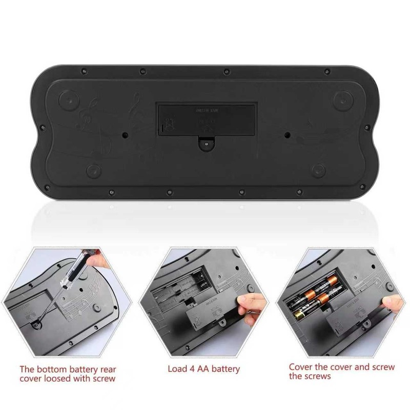 Mini 32 Keys Portable Keyboard Piano for Kids Aged 3+ Black Color gallery