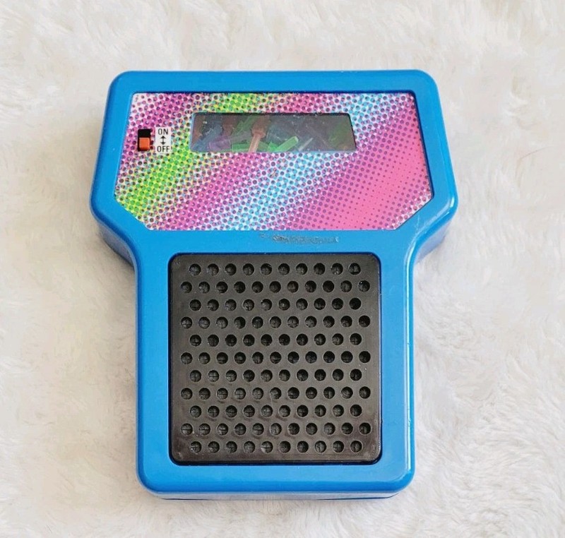 Glow Up Design Mini Portable Light LED Bright Blue Retro Toy Kids Imagination