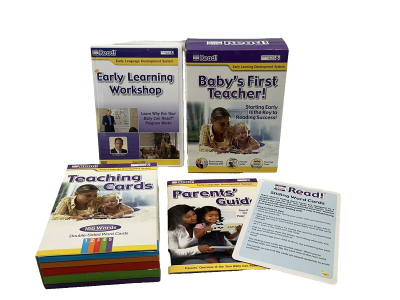 Baby's First Teacher Early Learning Development System 5 Volumes 1 DVD & Cards gallery