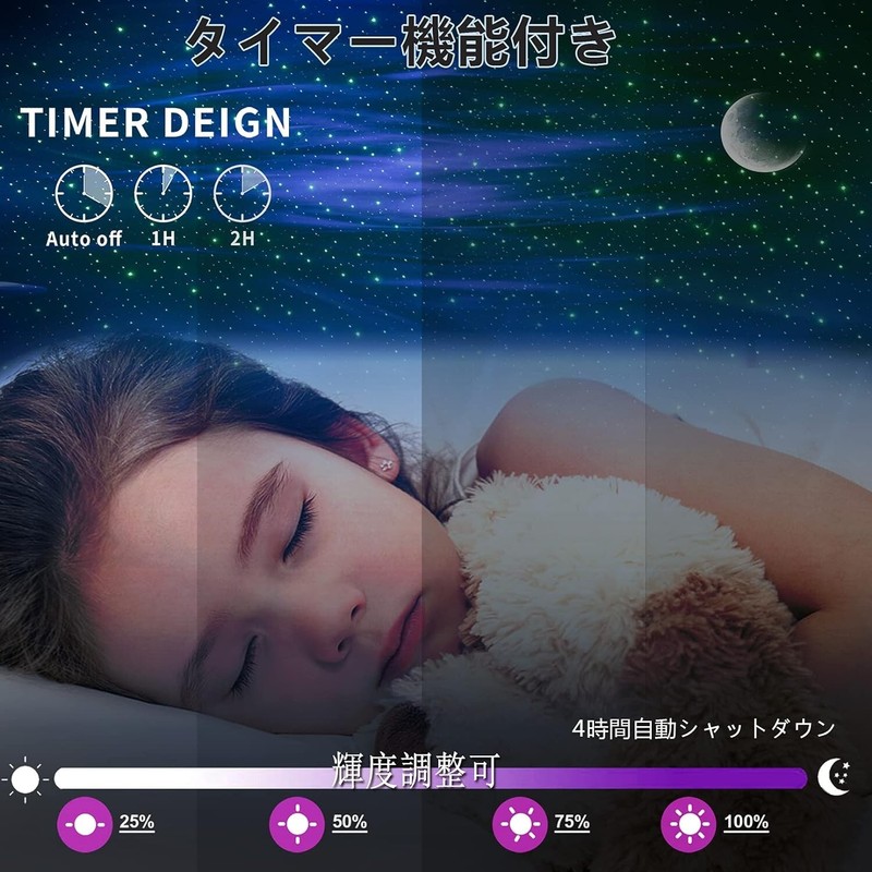 JOAYUCEE Planetarium for Home Use Star Projector Light 2 Colors LED JAPAN NEW gallery